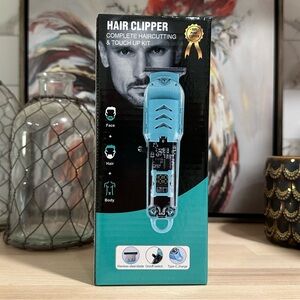 New! Hair Clippers Complete Haircutting & Touch Up Kit & LCD Function Display